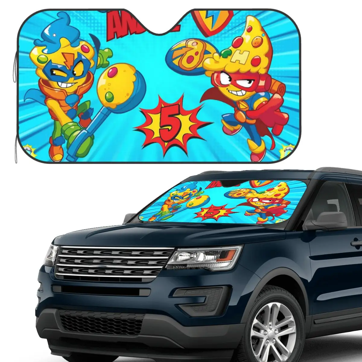 

Superthings Sunshade Windscreen Car Front Windshield Window Sun Visor Accessories Covers