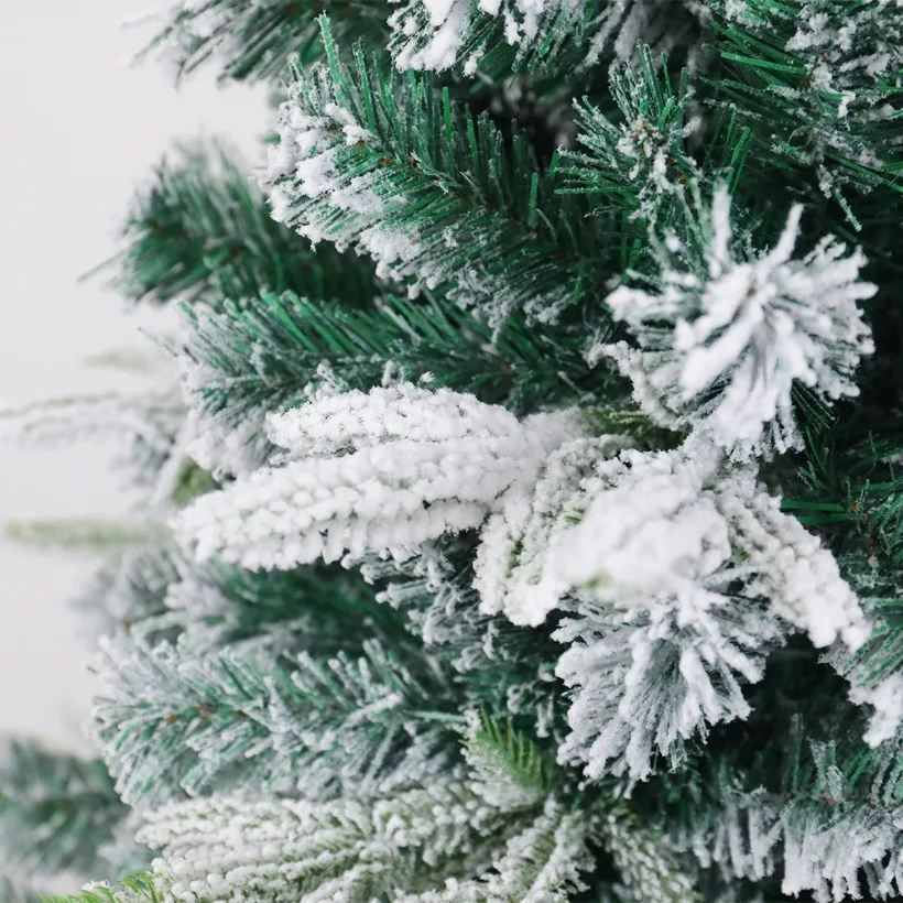 شجرة عيد الميلاد الاصطناعية PE + PVC مختلط الثلوج رذاذ الصمامات شجرة عيد الميلاد 120 سنتيمتر-180 سنتيمتر الأسرة عيد الميلاد جو الطرف الديكور #6