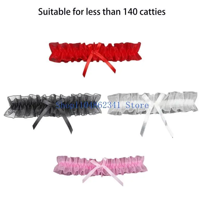 5asd Frauen Mädchen Sexy Spitze Blumen Braut Dessous Schleife Hochzeit Party Bein Strumpfband