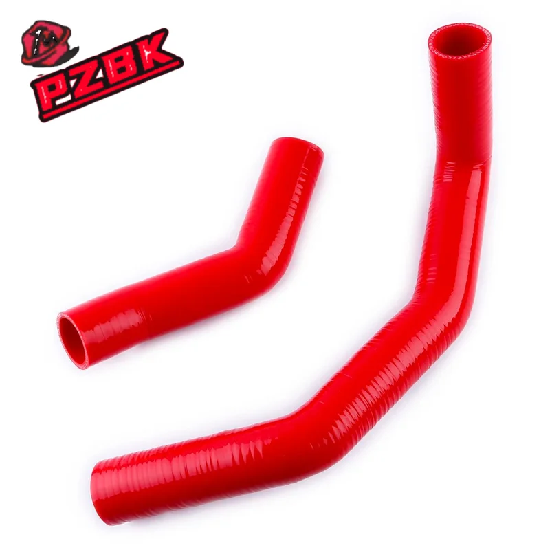 2PCS Silicone Coolant Radiator Hose Kit For 1986-1991 Mazda RX7 RX-7 FC3S S4 S5 1.3L 1987 1988 1989 1990