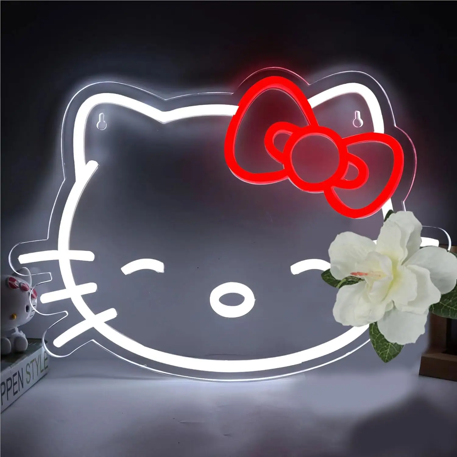 

Неоновая вывеска с изображением кота, USB неоновый свет с регулируемой яркостью для спальни, мужская пещера, рождественское украшение для дома, бара, подарок, ночник