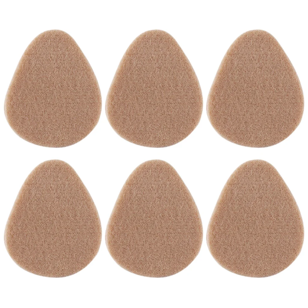 3 Pairs Thickened Forefoot Pads White Half Size Insoles Comfort Anti Skid Women High Heel Metatarsal Pads Foot Care Tools Shoe