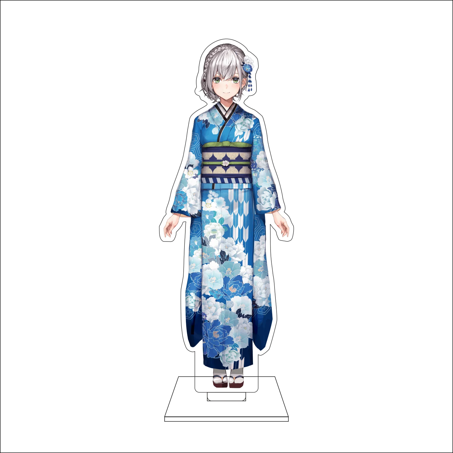 16CM Anime Virtual YouTuber Cosplay Acrylic Figure Stand Plate Nekomasu Tokino Sora Ornaments Gifts view 6
