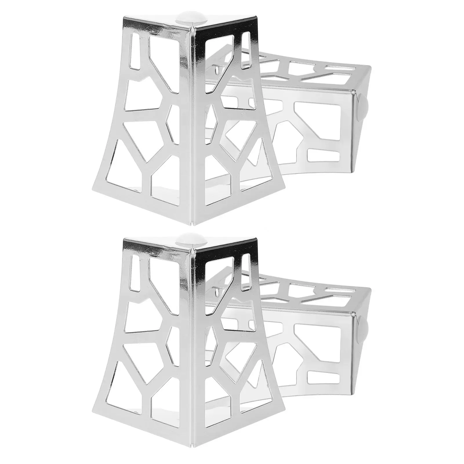 4Pcs Hollow Pattern Metal Furniture Legs Sofa Couch Table Dresser Feet Support Replacement Metal Table Legs Dresser Feet