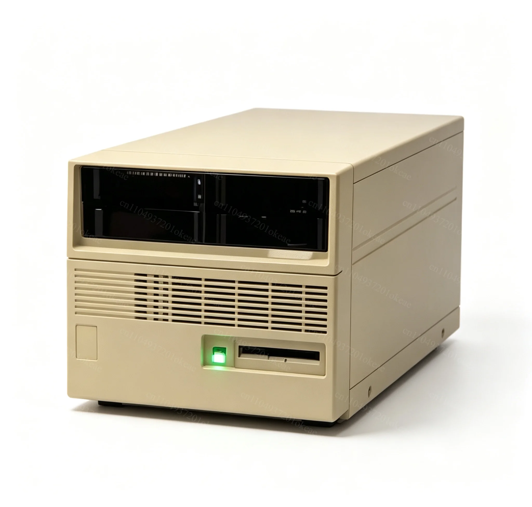 4+2 Bay Retro NAS Empty Chassis, Compatible with SFX Power Supply, Hard Drive Storage Case, No Hardware Included