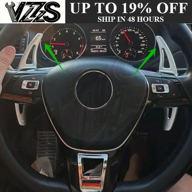 Steering Wheel Shift Paddle Shifter Extension For Volkswagen Tiguan MK2 VW golf 7/8 Alltrack MK7/8 T-cross Passat B8 GTI R-line