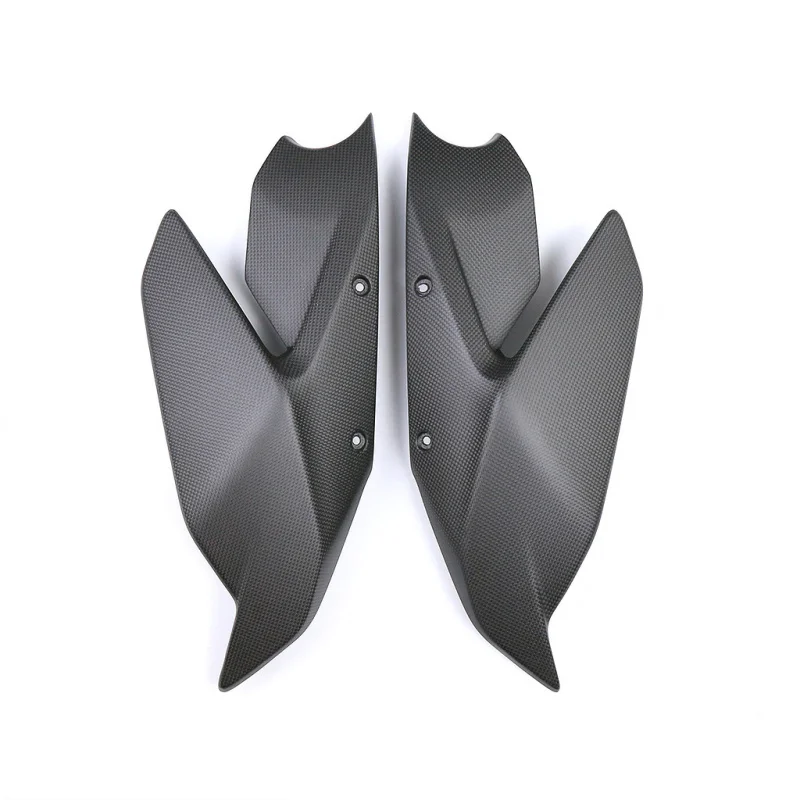 Acessórios de fibra de carbono modificados para motocicleta v2, carenagem frontal, painel lateral grande