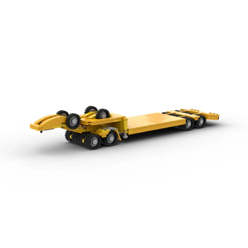 

NEW 360PCS MOC Technology Heavy Duty Trailer Model DIY Creative Assembly Bricks Display Birthday Gift Collectible Decoration Set