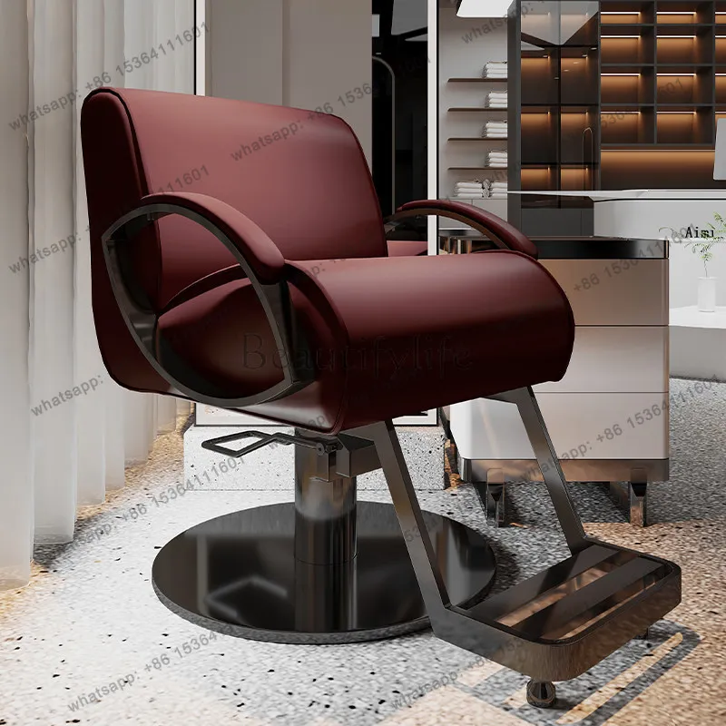 Barber shop chair High-end hair salon special stool New lift hair cutting chair