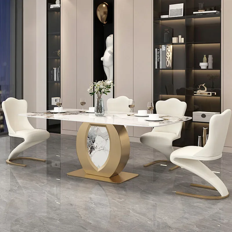 Design Side Dining Tables Conference Dinner Neat Wall Restaurant Dining Tables Modern Mesa De Cocina Y Sillas Hotel Furniture