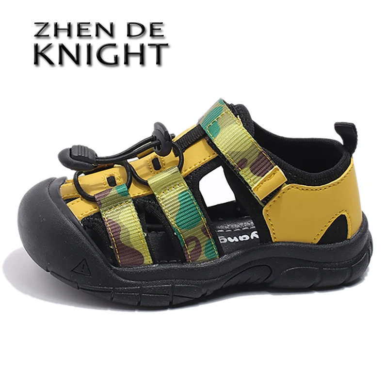 

New Arrival 2024 Summer Beach Sandals Footwear Kids Closed Toe Toddler Sandals Children Fashion Designer Shoes For Boys Girls