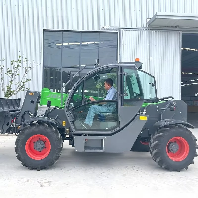 7000mm Lift Height Low Fuel Consumption Multi Purpose Telescopic Forklift 4x4 For Industrial Material Handling