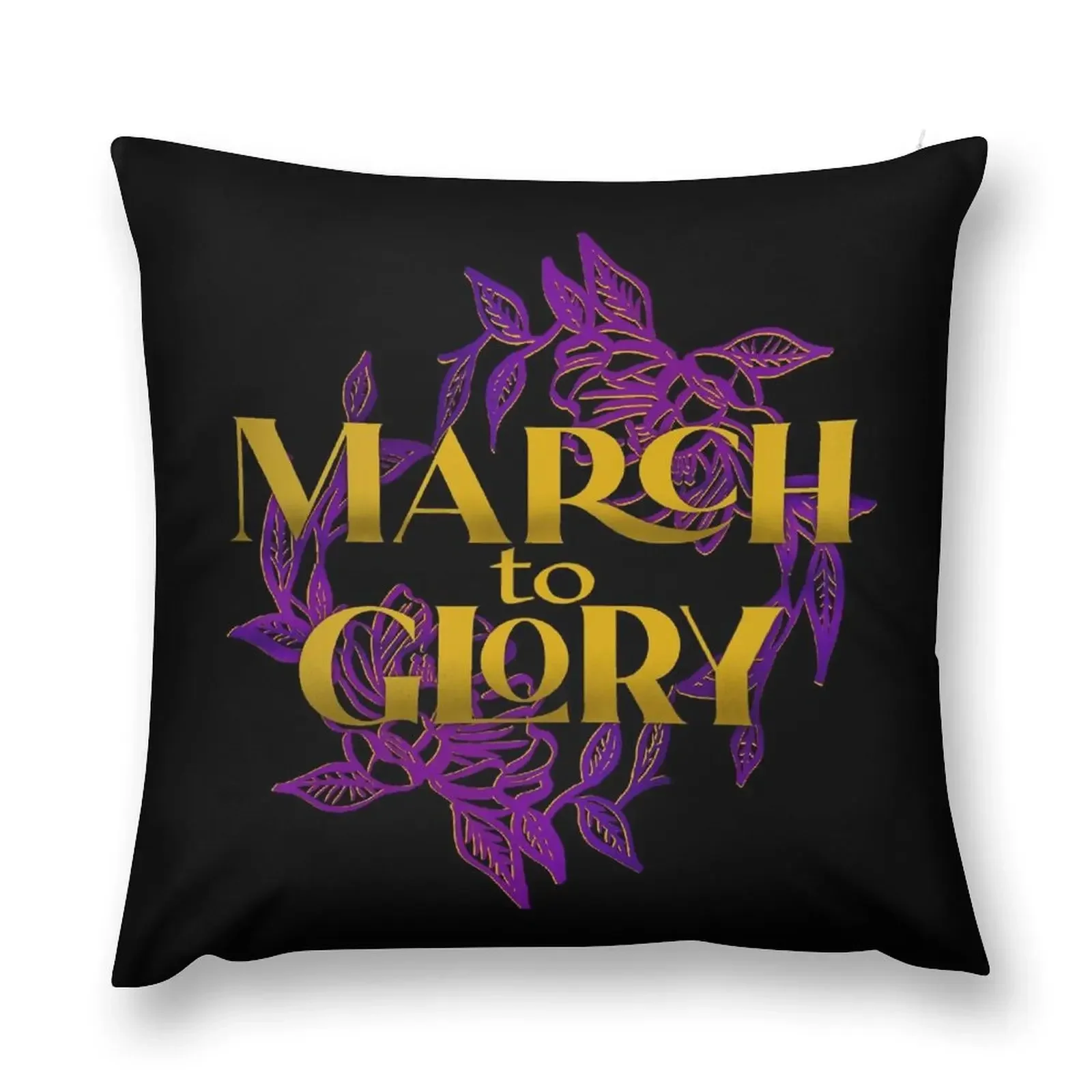 

March to Glory with Lotus Throw Pillow Decorative Pillow Covers For Sofa Cushions Home Decor pillow