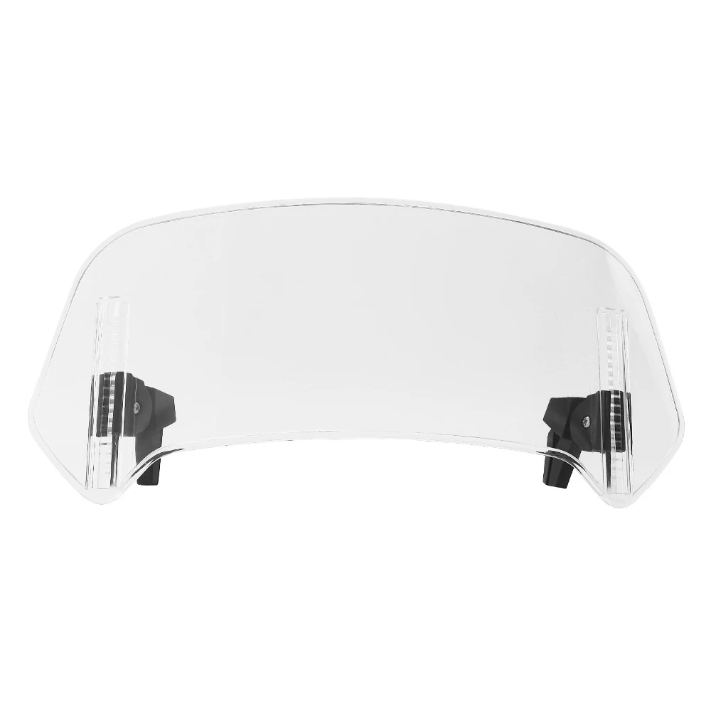 

Motorcycle Windshield Extension Windscreen Deflector Adjustable Clip-on Windshield Universal for Most Motorcycle Dirt Bikes