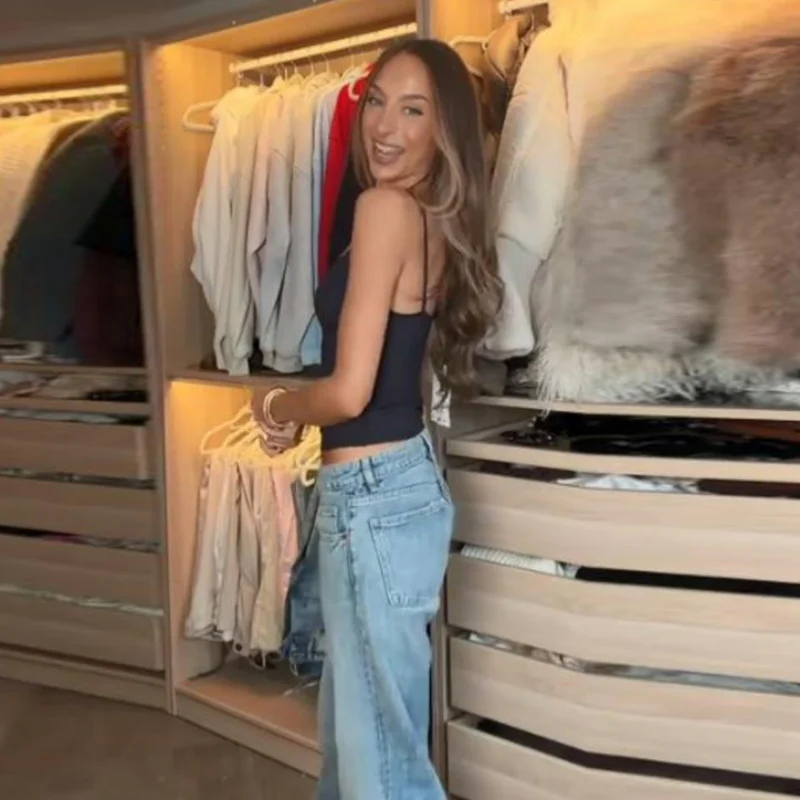 Camisolas clásicas, ropa interior básica minimalista y versátil, Tops elegantes de color sólido con cuello Halter para mujer, ropa femenina de verano