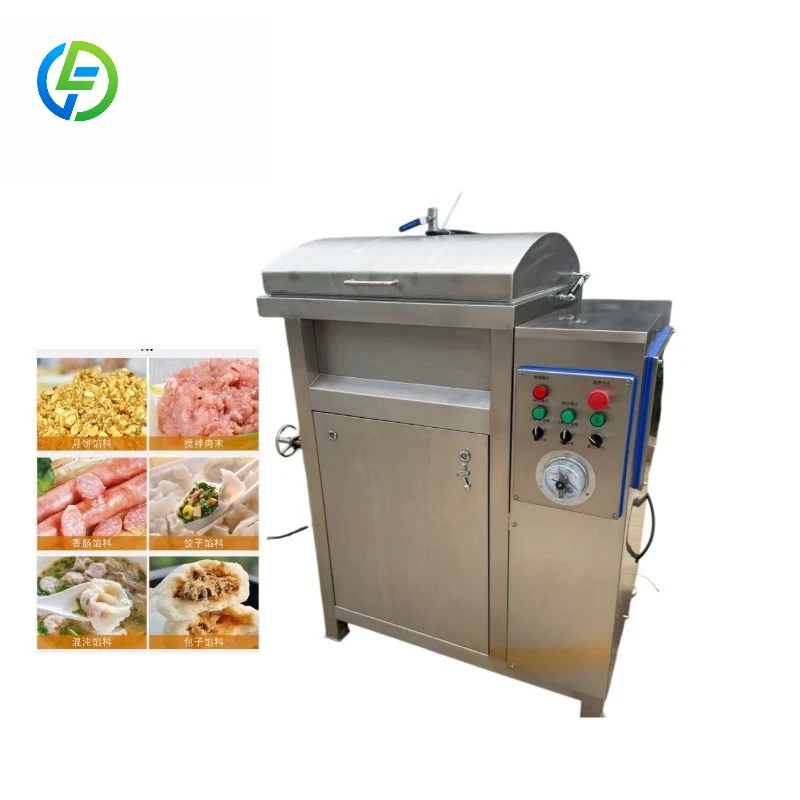 Electric Vacuum Meat Mixer Stuffing Machine