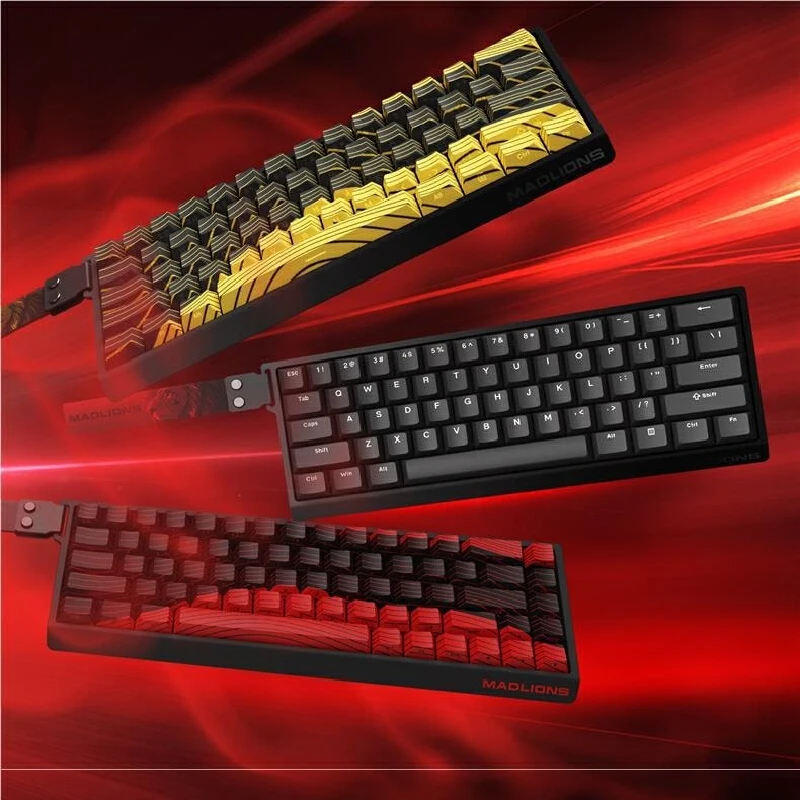 Madlions MAD60/68 HE Magnetic Switch Keyboard Hot Swap 61/68 Key Wired Esports Gaming Office Mechanical Keyboard Customized Gift