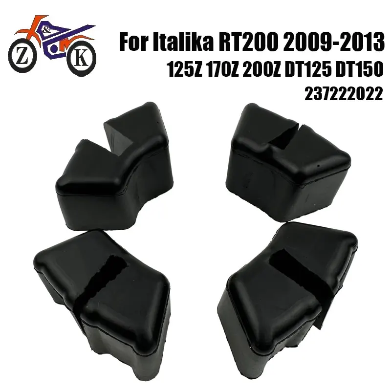 Amortiguador de goma para buje trasero de motocicleta, repuesto de goma para amortiguador de motocicleta Italika RT200 2009-2013 125Z 150Z 170Z DT125