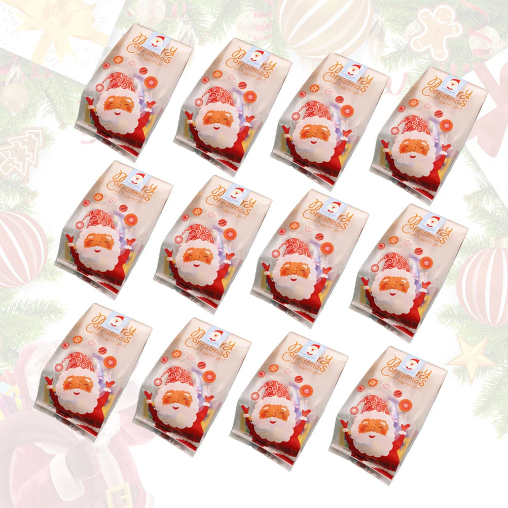 50 Pcs Wrapping Bags for Presents Candy Gifts Xmas Party Favors Sealable Packaging Stocking Stuffers