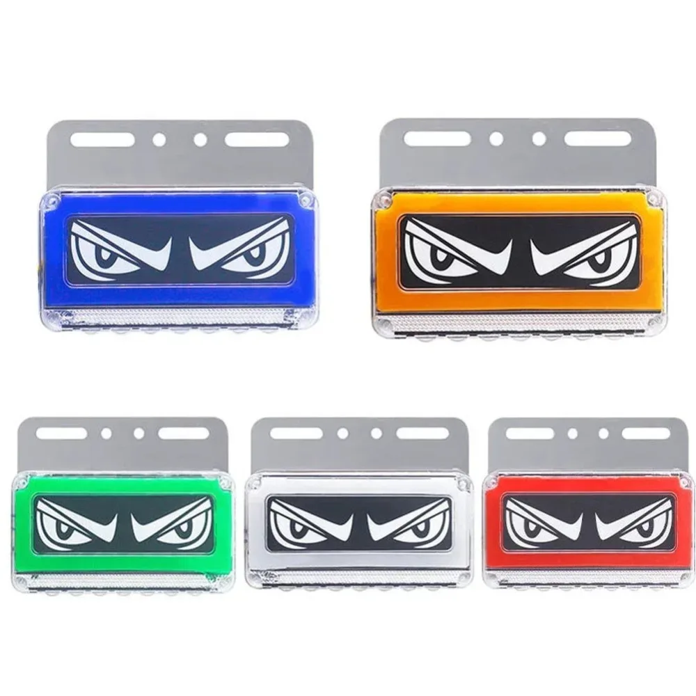 

Creative DC 24V Truck Trailer Side Marker Light Devil Eyes LED Demon Eye Light Rectangle Trailer Clearance Light Car Decor