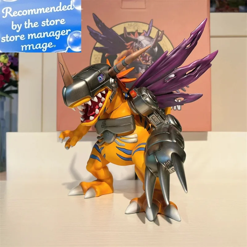 

19cm Anime Digimon Adventure Metal Greymon Figure War Greymon Action Figures Pvc Statue Collection Model Toys Gifts