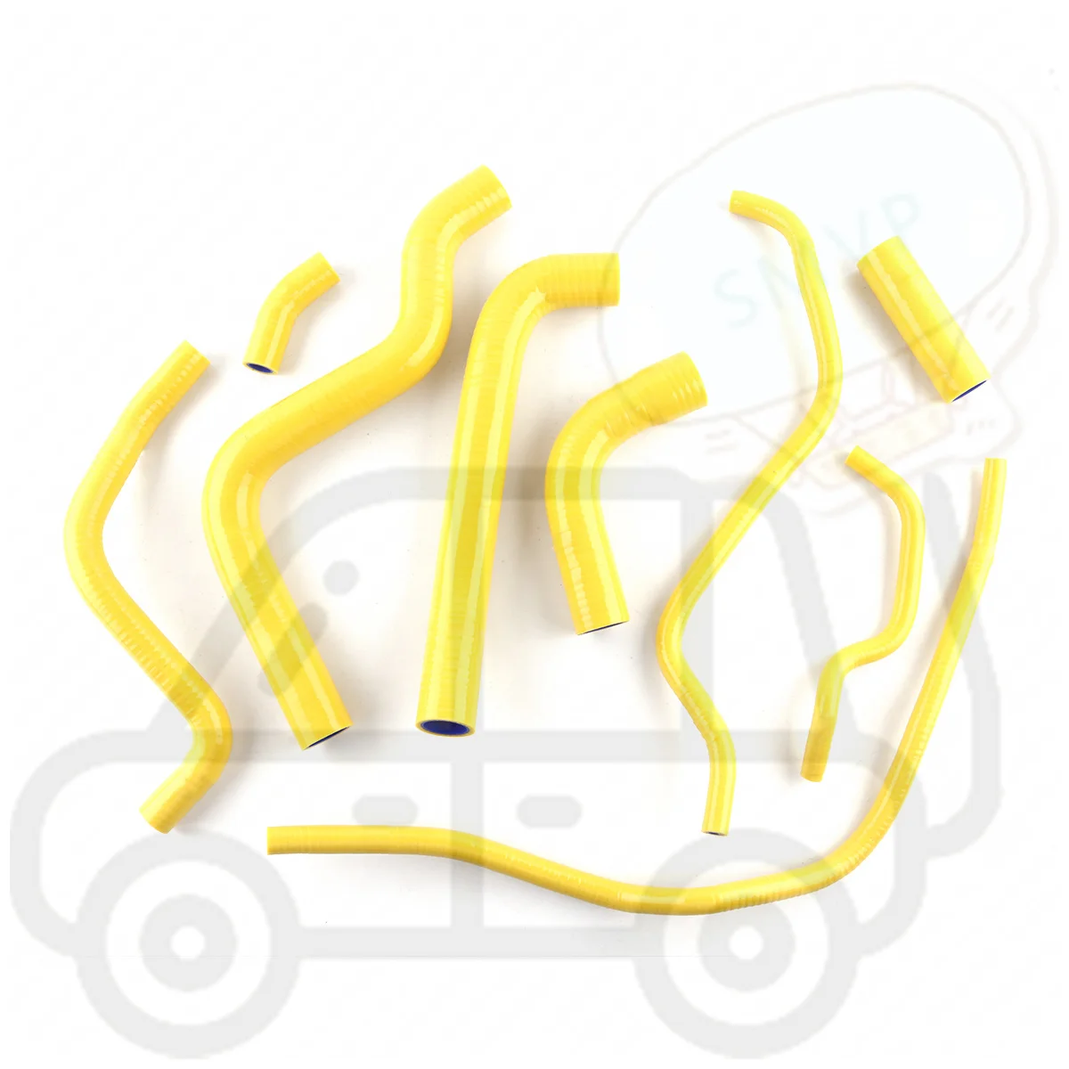 9 قطعة ل 2003-2011 ياماها FZ6 FZ 6 استبدال أجزاء أنابيب المبرد 2004 2005 2006 2007 2008 2009 2010 خراطيم السيليكون عدة #3