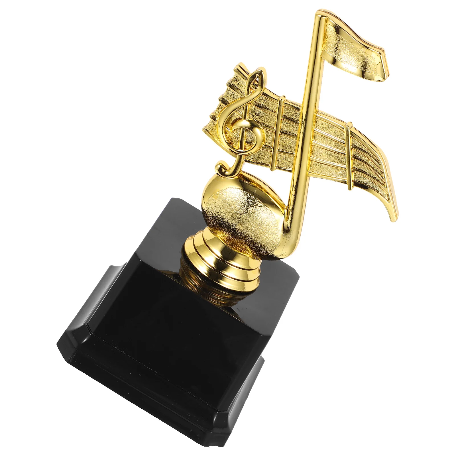 

Music Trophy Small Plastic Award for Competitions Craft Decorative Honor Prize Mini Trophies Lightweight Compact Size School