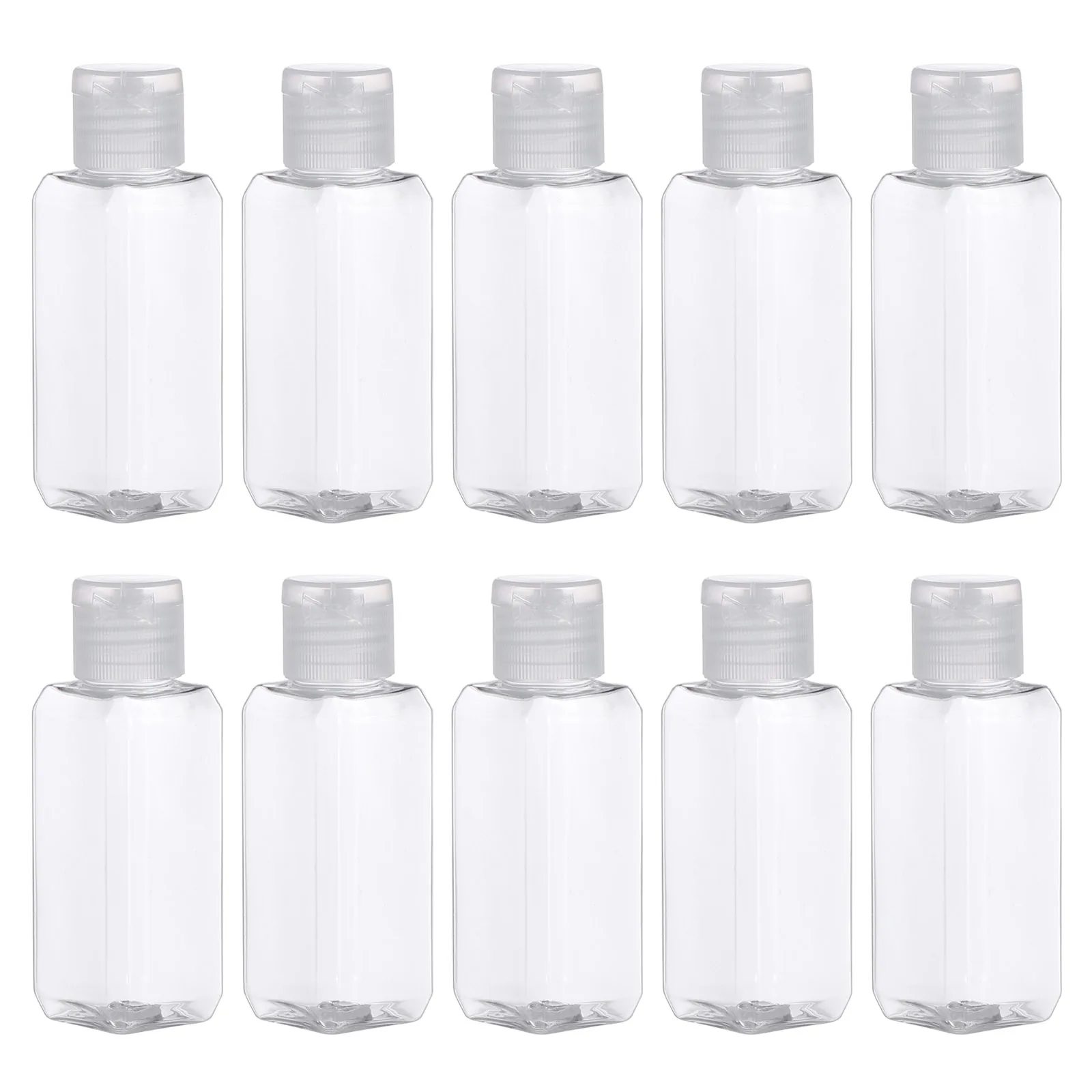 

20pcs Alcohol Plastic Bottle Portable Travel Refillable Empty Containers Leakproof Reusable Clear Bottles for Business Trip
