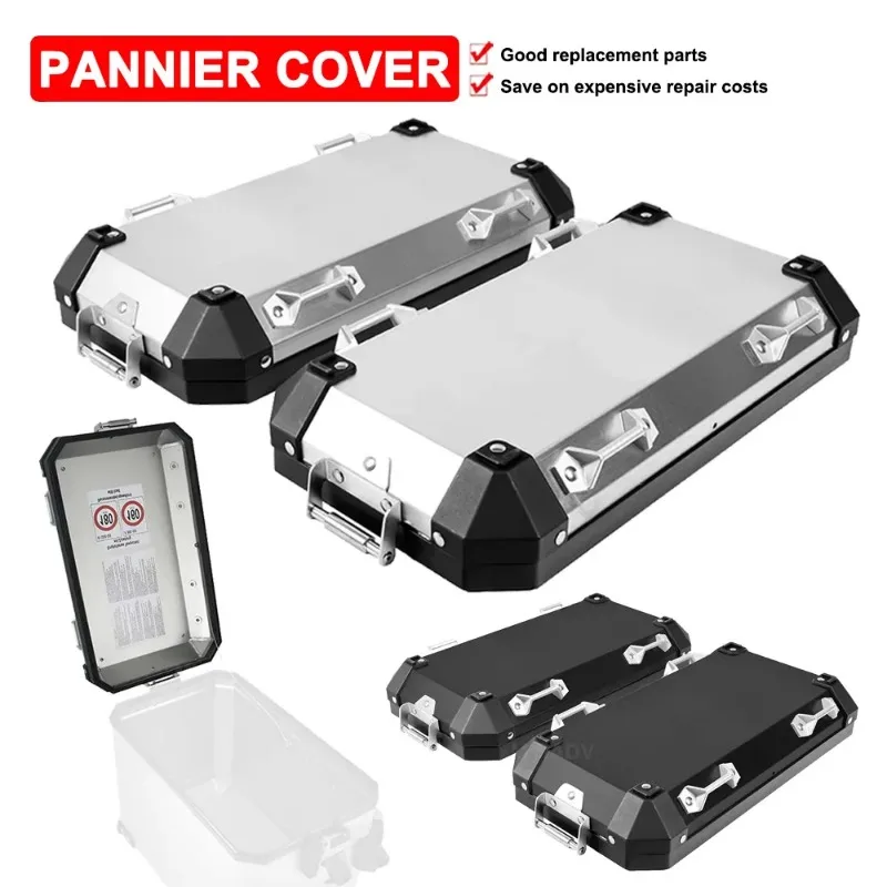 

Премиальные алюминиевые накладки на кофры для BMW R1200GS R1250GS F750GS F850GS 2023-2025