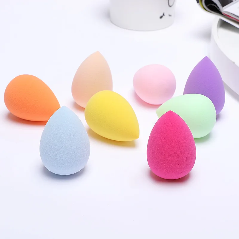 Makeup Sponge Powder Puff Water Drop Puff Makeup Puff Set Colorful Cushion Cosmetic Sponge Tool Wet And Use