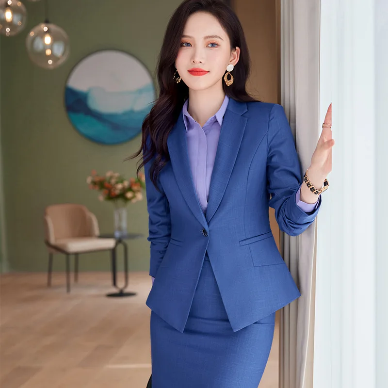 High-End Jewelry Hotel Great Hall Manager Store Manager Foreman Front Stage Work Wear Clothes Women's Suits Business Wear High-E