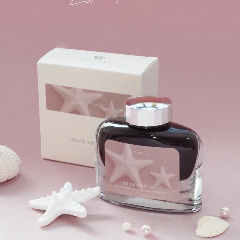 

RIIMOO M10 Forgotten Sea Pen Non Carbon Color Ink Dip Pen Handbook Color Manga Watercolor Paint Color Ink Does Not Block Pen