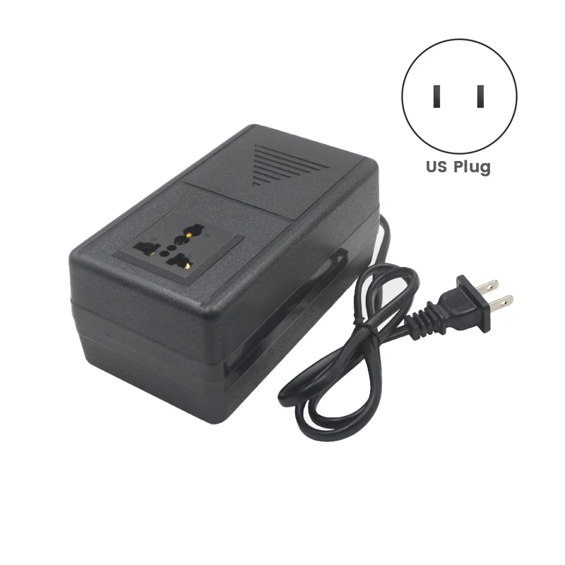 300W Voltage Converter 110V To 220V Transformer Step-Up Transformer Voltage Converter Travel Adapter US Plug Easy To Use