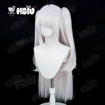 Halford Cosplay假髮纖維合成假髮「HSIU」90CM粉紅白雙馬尾長假髮+假髮帽遊戲碧藍航線Halford cosplay 8 最佳銷售 碧藍航線cosplay - №8