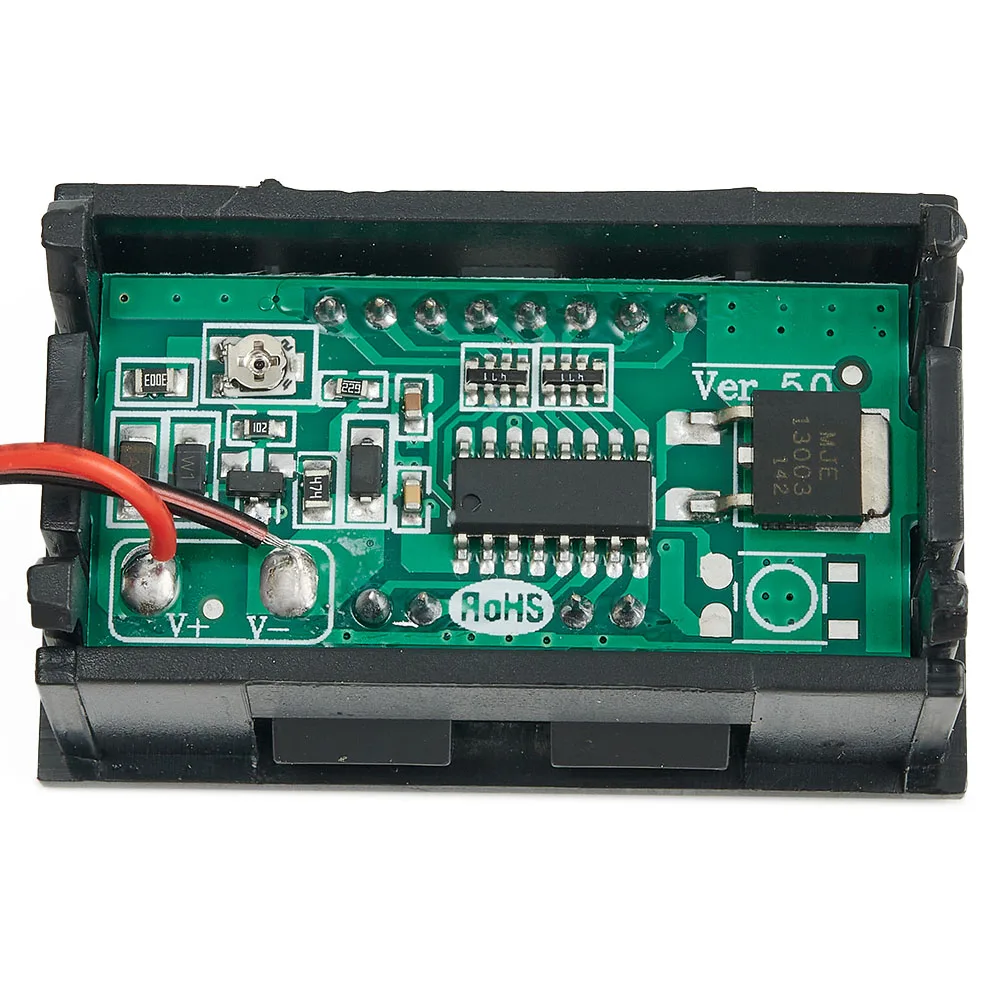 DC 6-100V Digital Voltmeter with Battery Health Bar Display for Electric Vehicles Lithium Polymer and Acid Battery Systems
