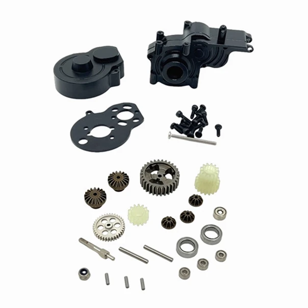 Metal Transmission Gear Box Gearbox Housing and Gear Set for LOSI Micro-B RC Car Upgrade Parts Accessories