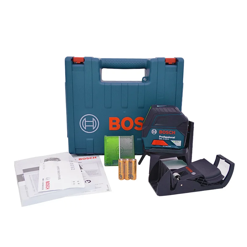 Bosch Professional Laser Level 2 Lines Green Line Self-Leveling Horizontal And Vertical Super Powerful Green Beam Laser Level