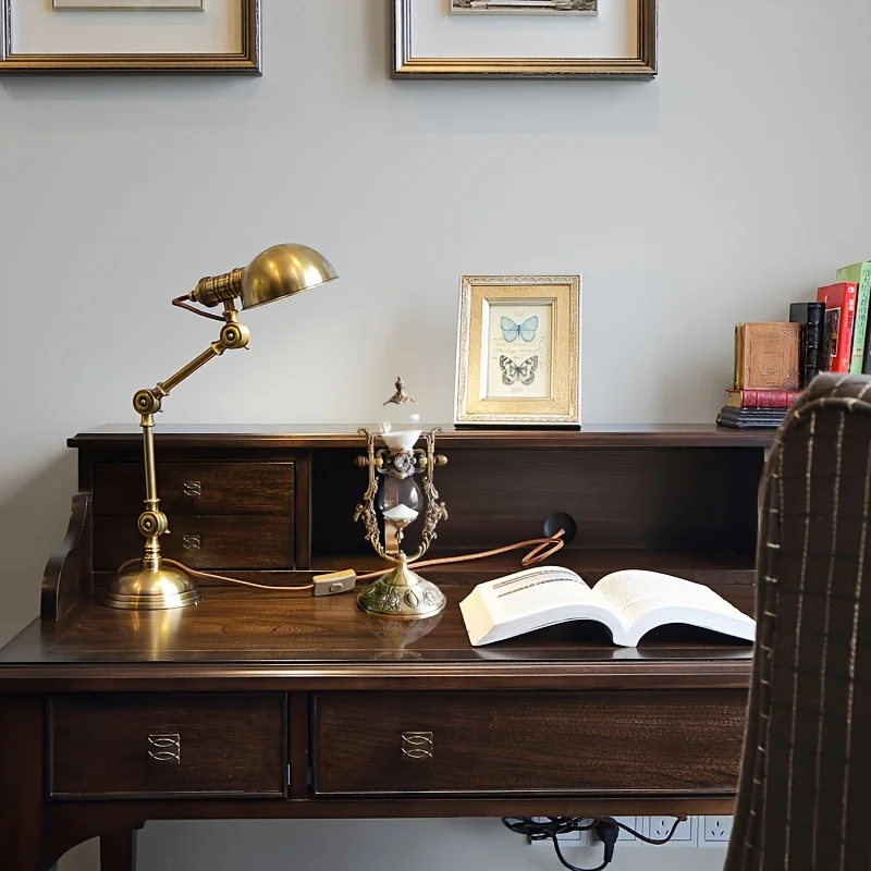 Vintage Metal Sandglass Timer Creative Home Decor Glass Ornament Gift Antique Craft