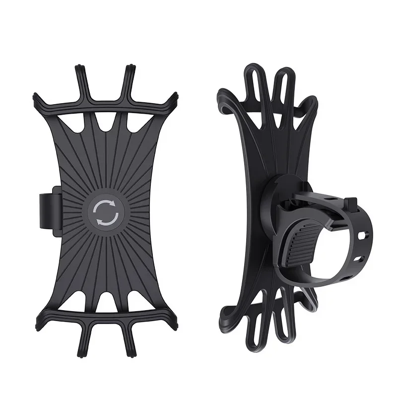 AliExpress NONE 360° Rotate Bicycle Mobile Phone Holder Rotating Silicone Bicycle Smartphone Holder Motorcycle Handlebar Holder For 4 - 6 Inches