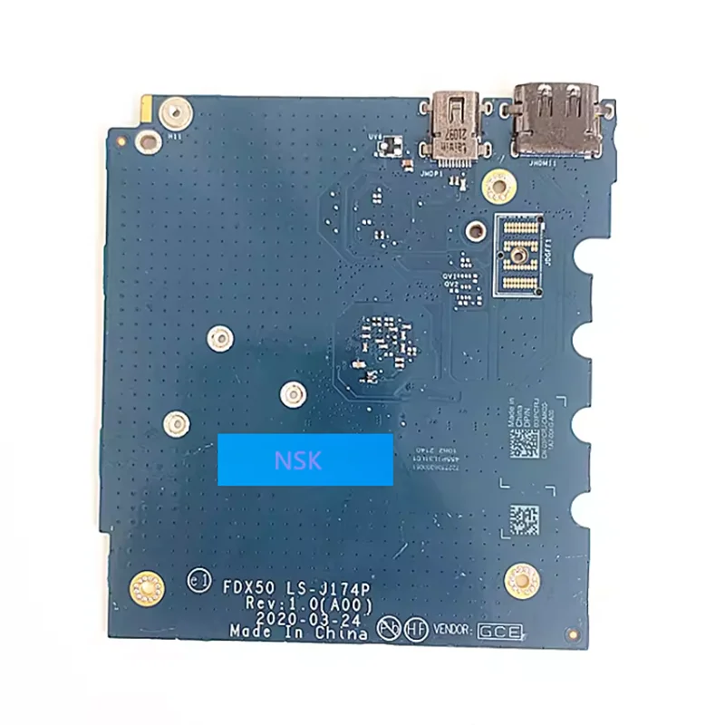 Original FOR Dell Precision 7550 7750 FDX50 USB Interface Board LS-J174P  100% Test Ok