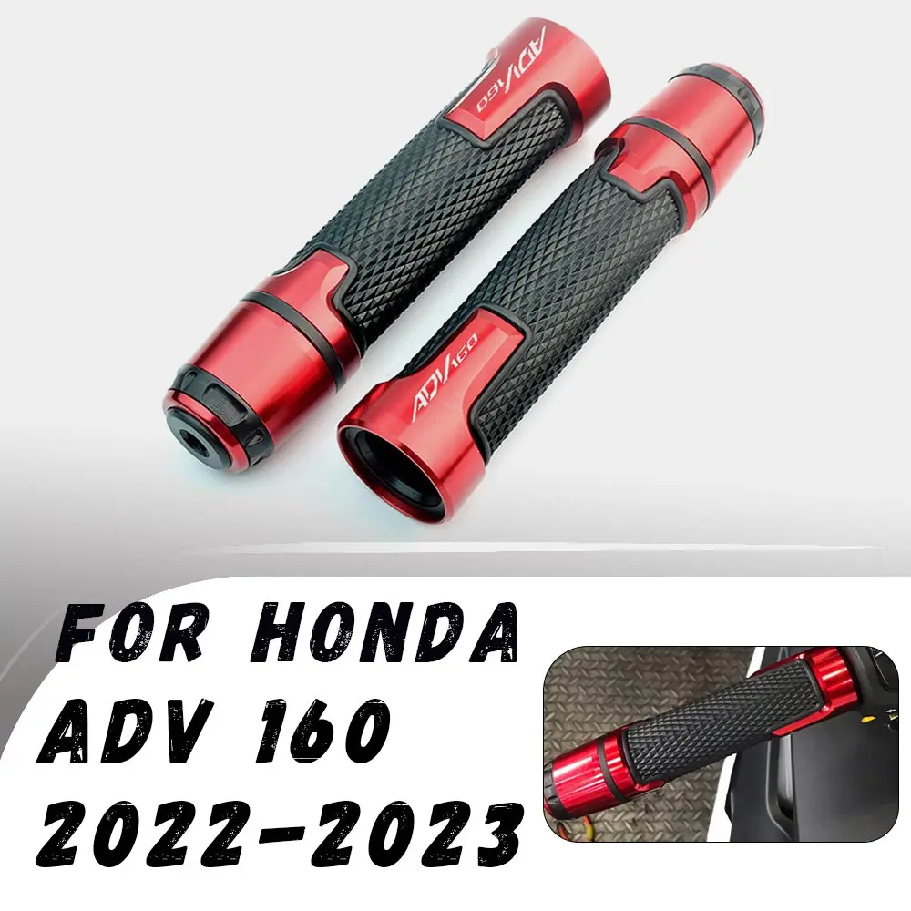 For Honda ADV 160 2022 Motorcycle Non Slip Handlebars Grips Throttle CNC Multicolored Hand Bars Grips Motorcycle Accessories