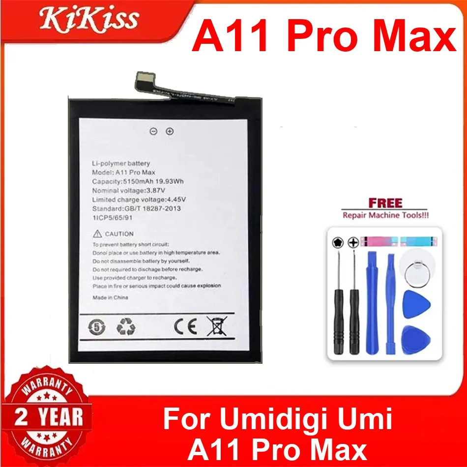 

Battery A11 Pro Max 5150Mah For Umidigi Umi Fast-Charging High-Capacity Mobile Phone