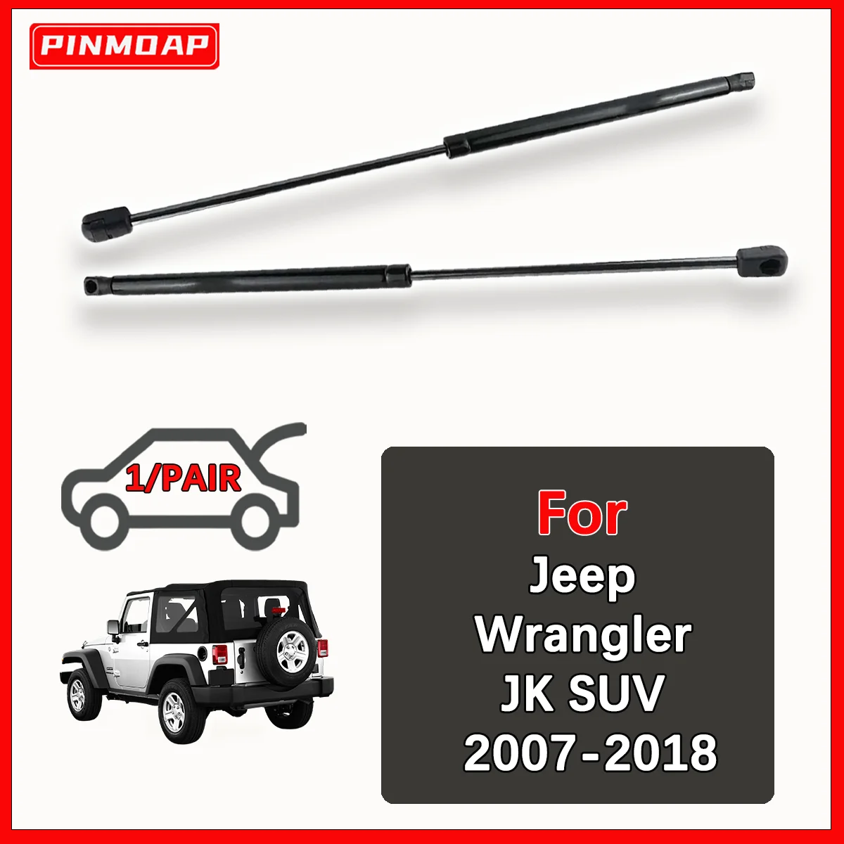 Trunk Gas Struts Spring Bar For Jeep Wrangler JK SUV 2007-2018 OE 4B423049W 74870TP6A11 Rear Shock Strut Bar Pressure Rod