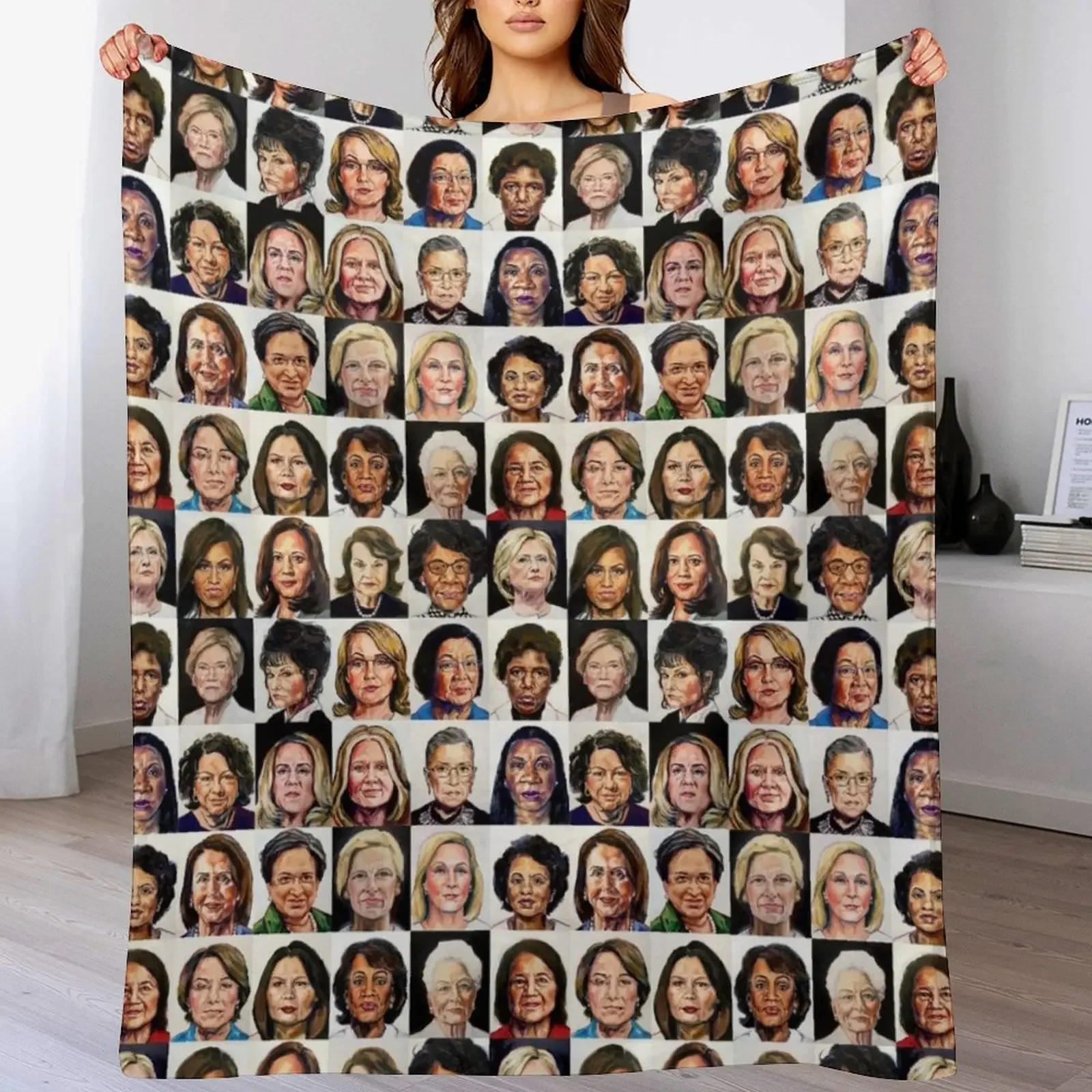 Sheroes 2020 Throw Blanket Multi Purpose Soft Warm Blanket for Home Travel