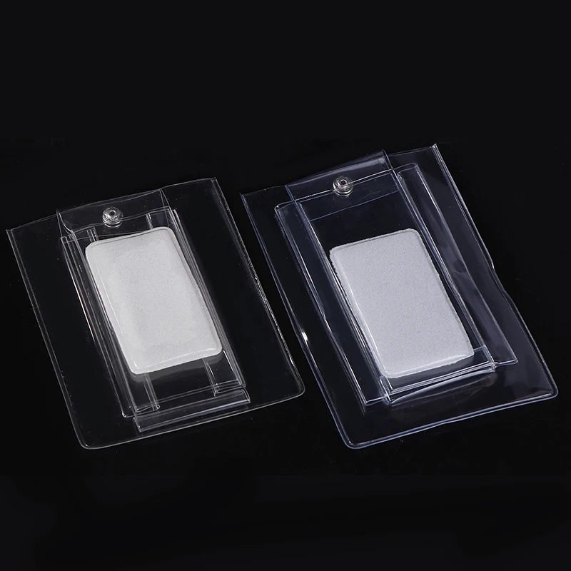 

1Pcs Transparent Plastic PVC Jewelry Snap Packaging Bags Necklace Bracelet Dustproof Oxidation Watch Gift Storage Pouch