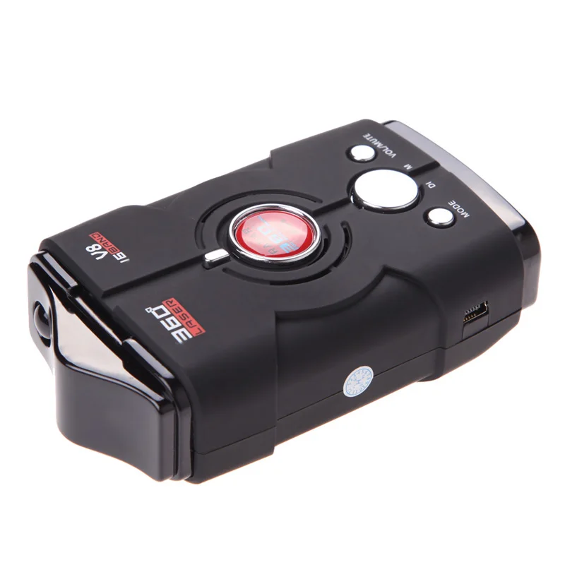 Best Car Recorder & Car Rad Detector V8-Plush 360 Degree Full Band X K Ka VGR Anti Laser Signature English Orย Russian Language