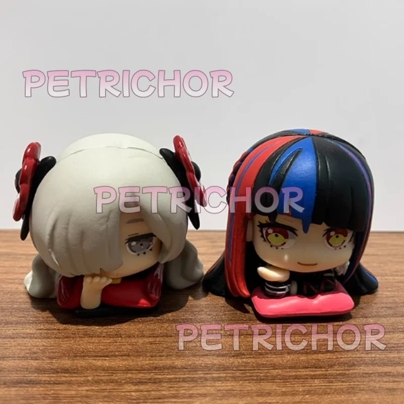 카미츠바키 시티 건설 중 2차원 수면 모델링 가샤폰 컬렉션 데스크탑 장식 미니 모델 장난감