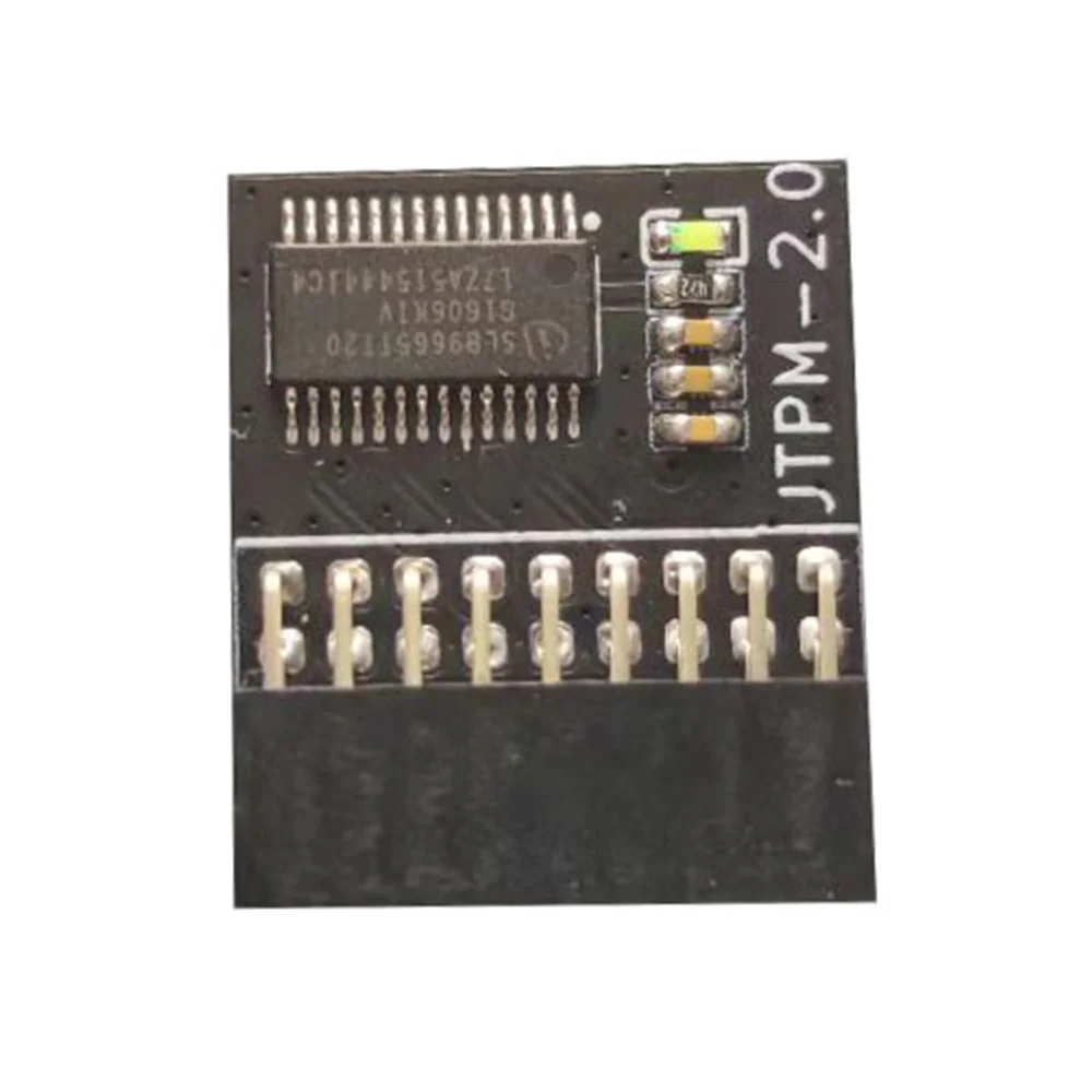 LPC TPM 2.0 Encryption Security Module Remote Card 18Pin TPM2.0 Module Board for ASROCK Windows 11