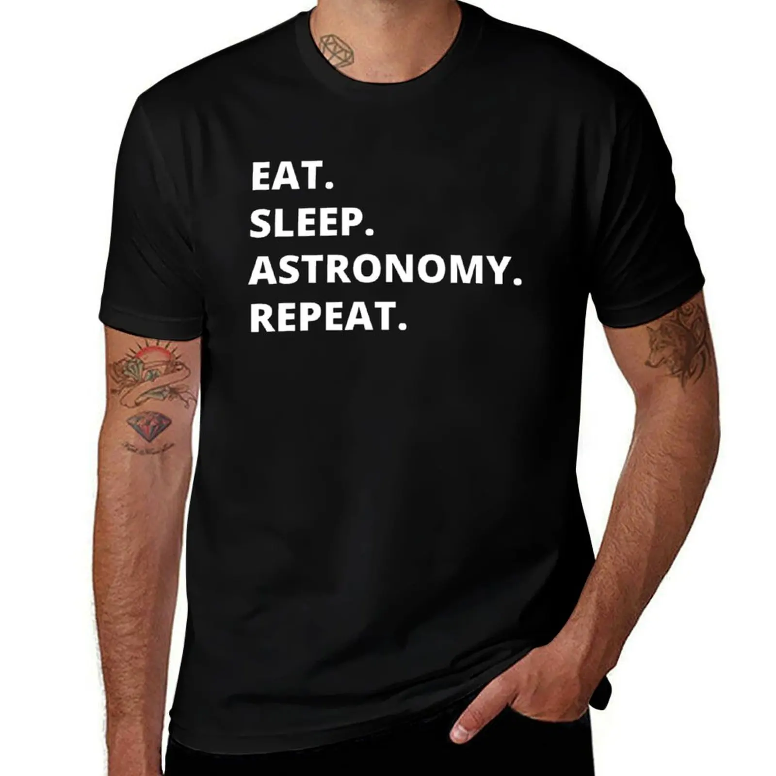 

eat sleep astronomy repeat T-Shirt affliction shirts funny meme t-shirts clothes funny t shirts for men