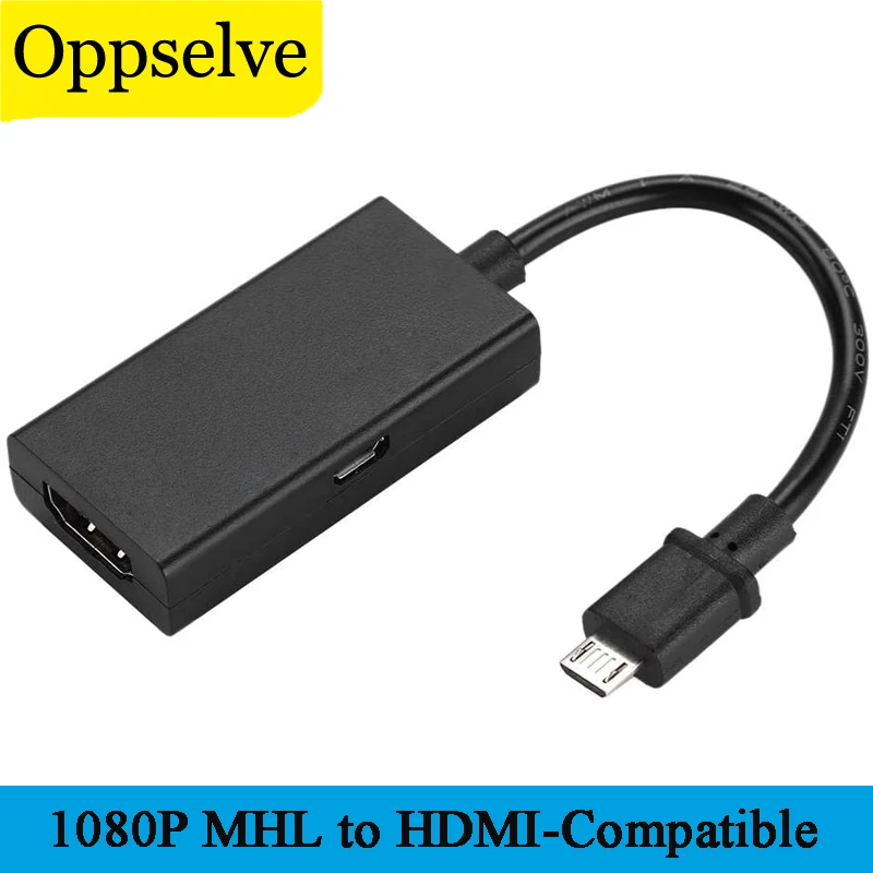 

Micro USB 2.0 MHL To HDMI-compatible Cable HD 1080P For Samsung Xiaomi Redmi HTC Android Laptop MHL Device HDTV Video Converter